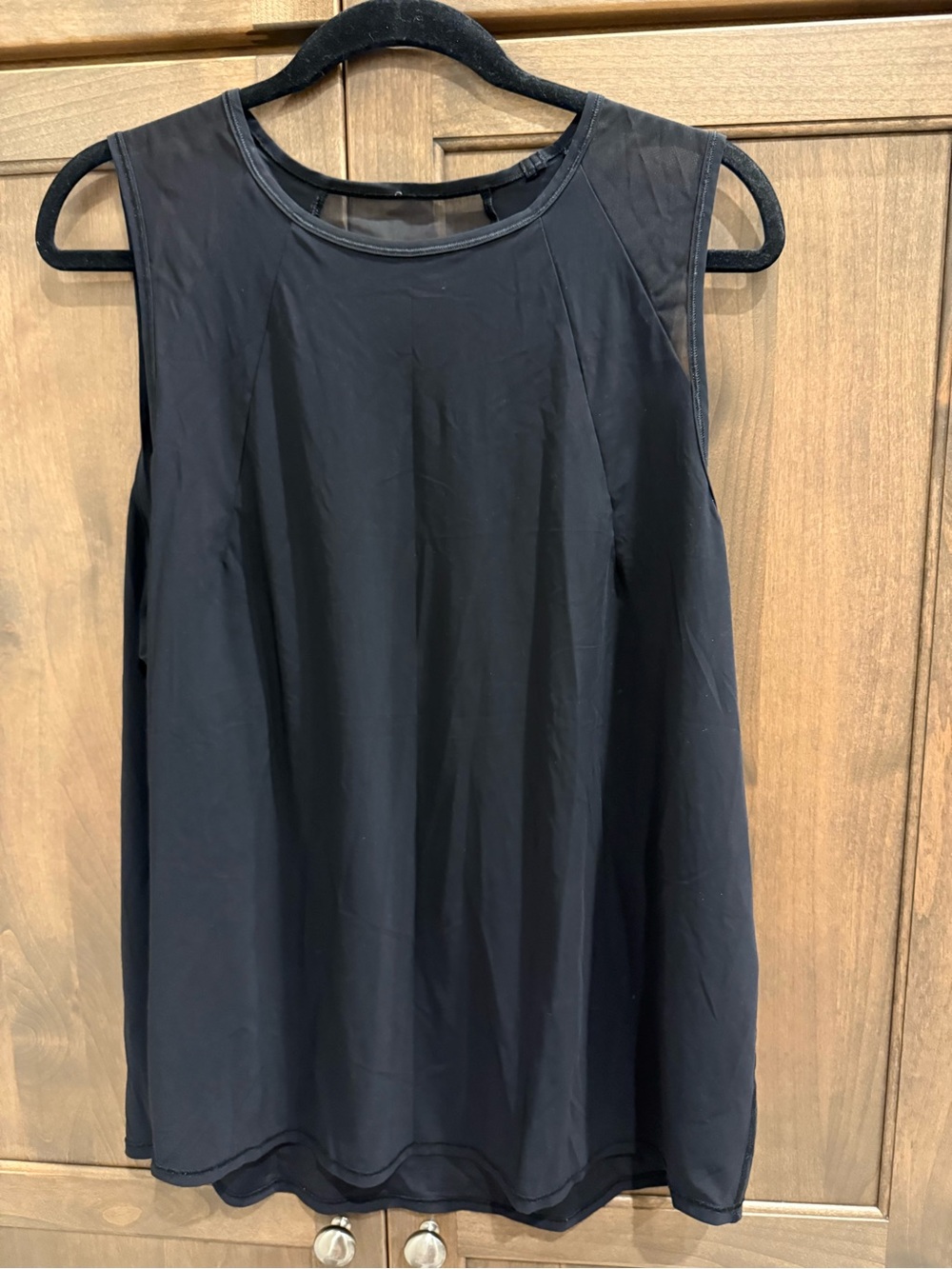 lululemon athletica Black Sleeveless Flow Tank